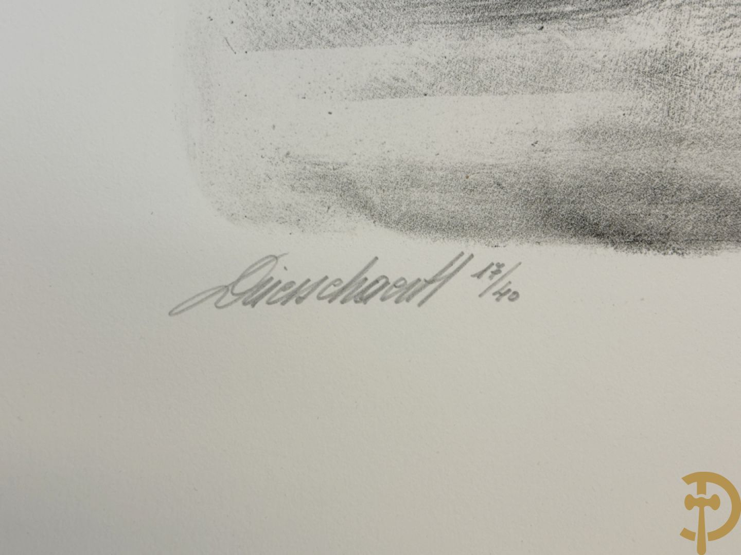 DRIESSCHAERT H. get. Kunstmap met 15 lithografieën met inleidend woord van Gaby Gyselen - 17/40 + DRIESSCHAERT getekend 