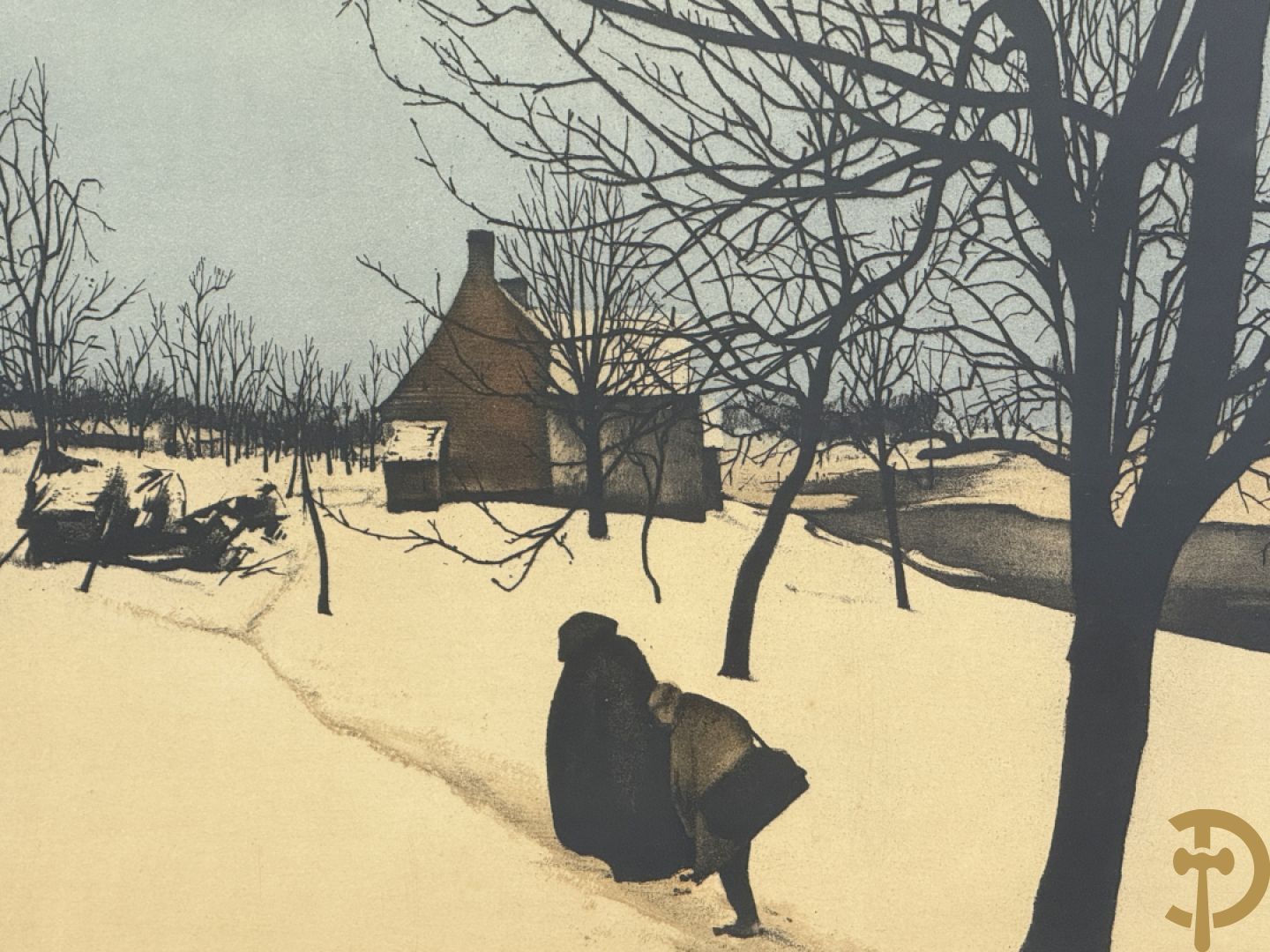 DE SAEDELEER Valerius in de plaat getekend 