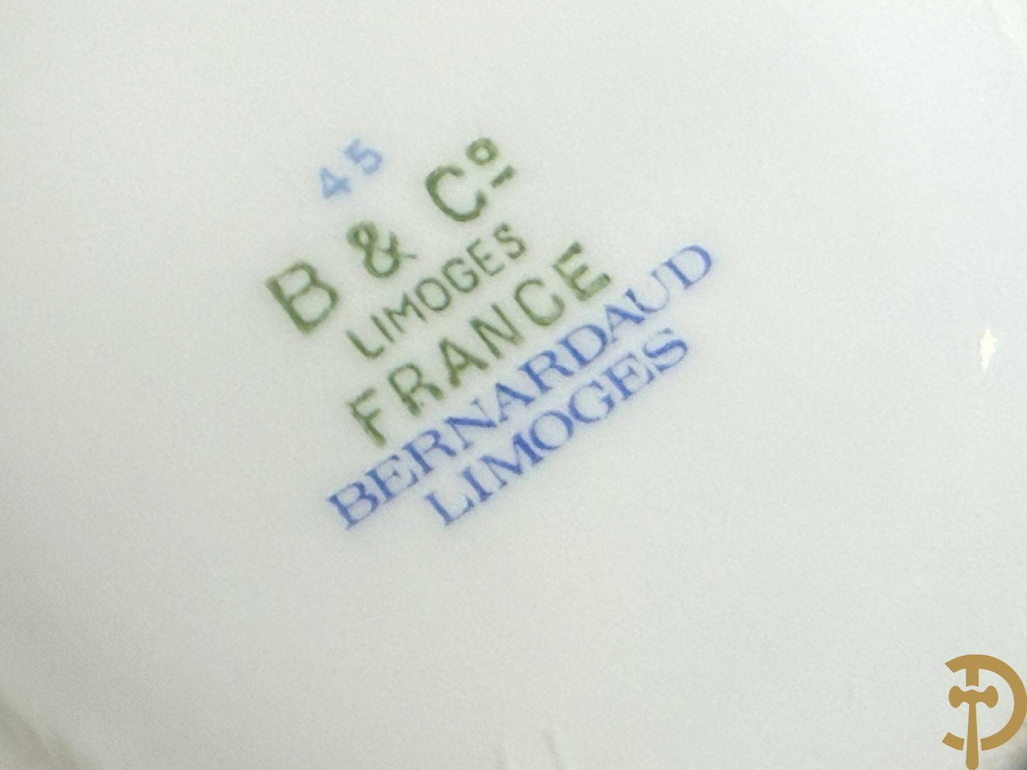 Porseleinen eet- (12-delig) en koffieservies (24- delig), Bernard Aud Limoges + porseleinen koffieservies, Haviland Limoges