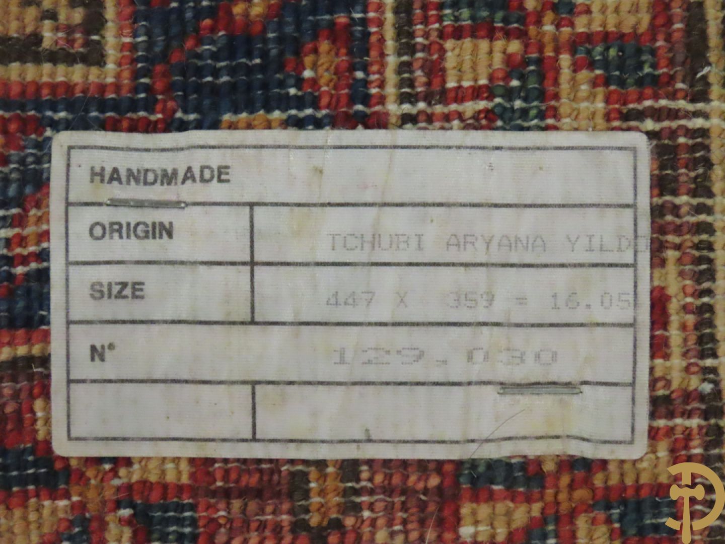 Iranees handgeknoopt tapijt, Tchubi Aryana Jyld