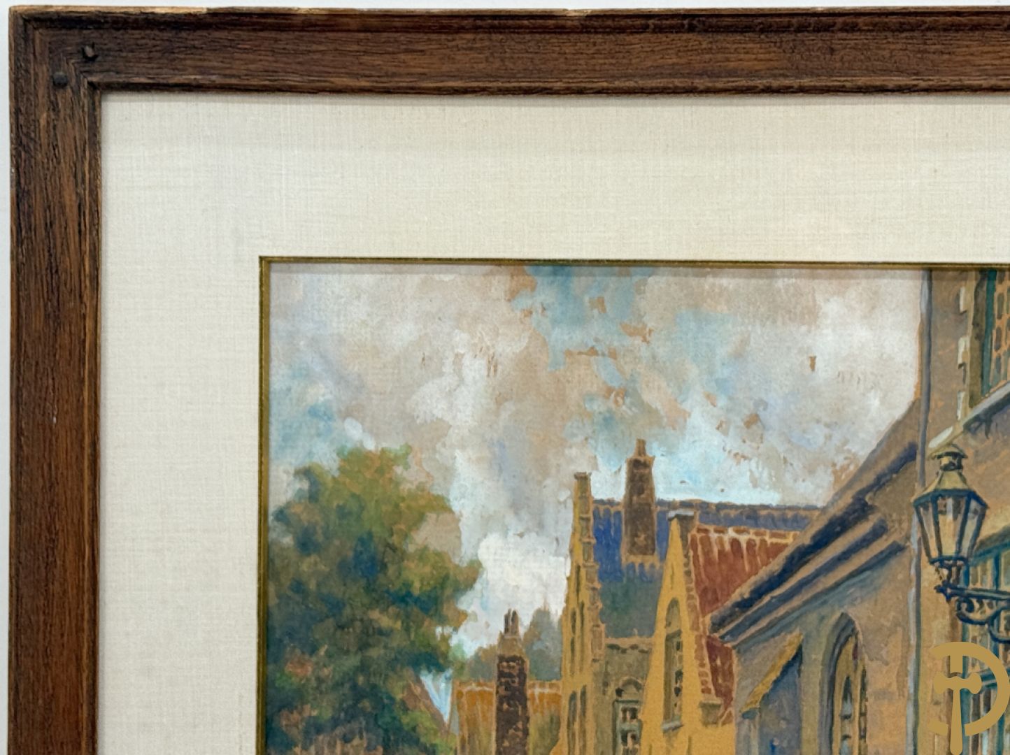 CLERENS Jef getekend Beguinage Bruges 