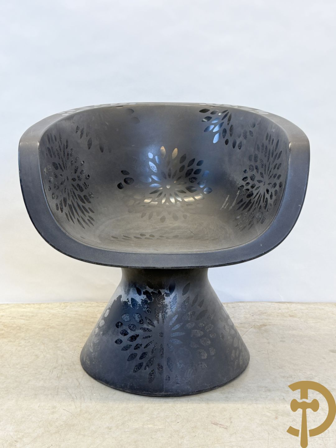 Paar plexi armzetels Zanotta, model Dora Outdoor