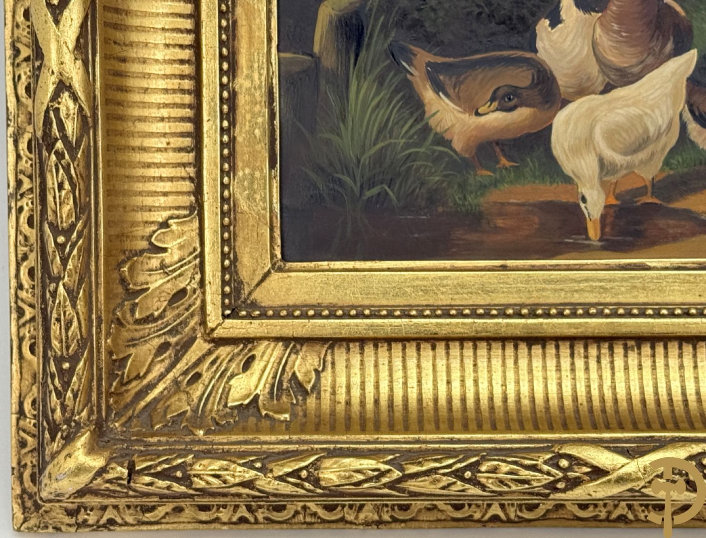 Onleesbaar getekend rechts onder 