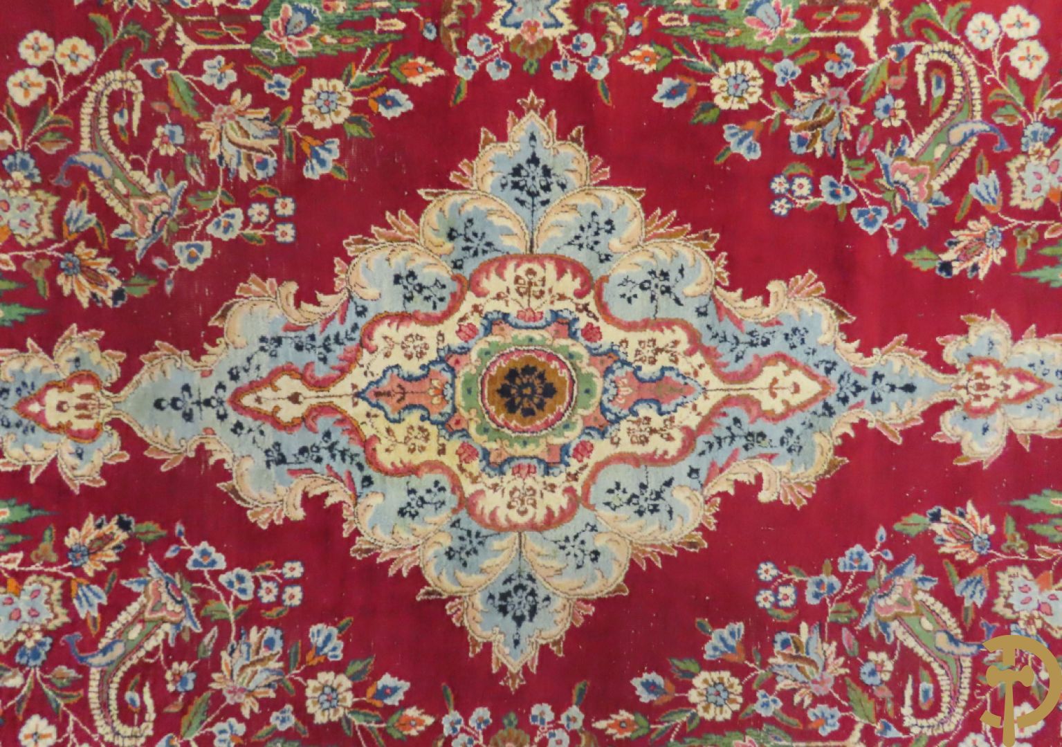 Oosters handgeknoopt tapijt Kirman Royal