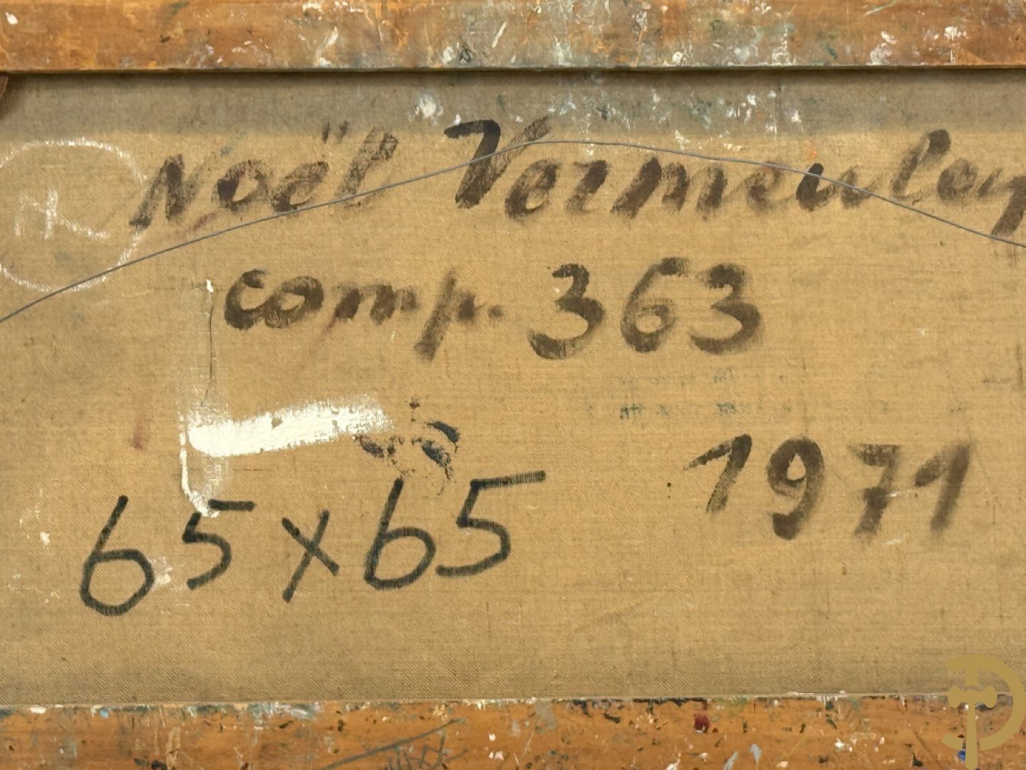 VERMEULEN NOËL getekend verso 1971 