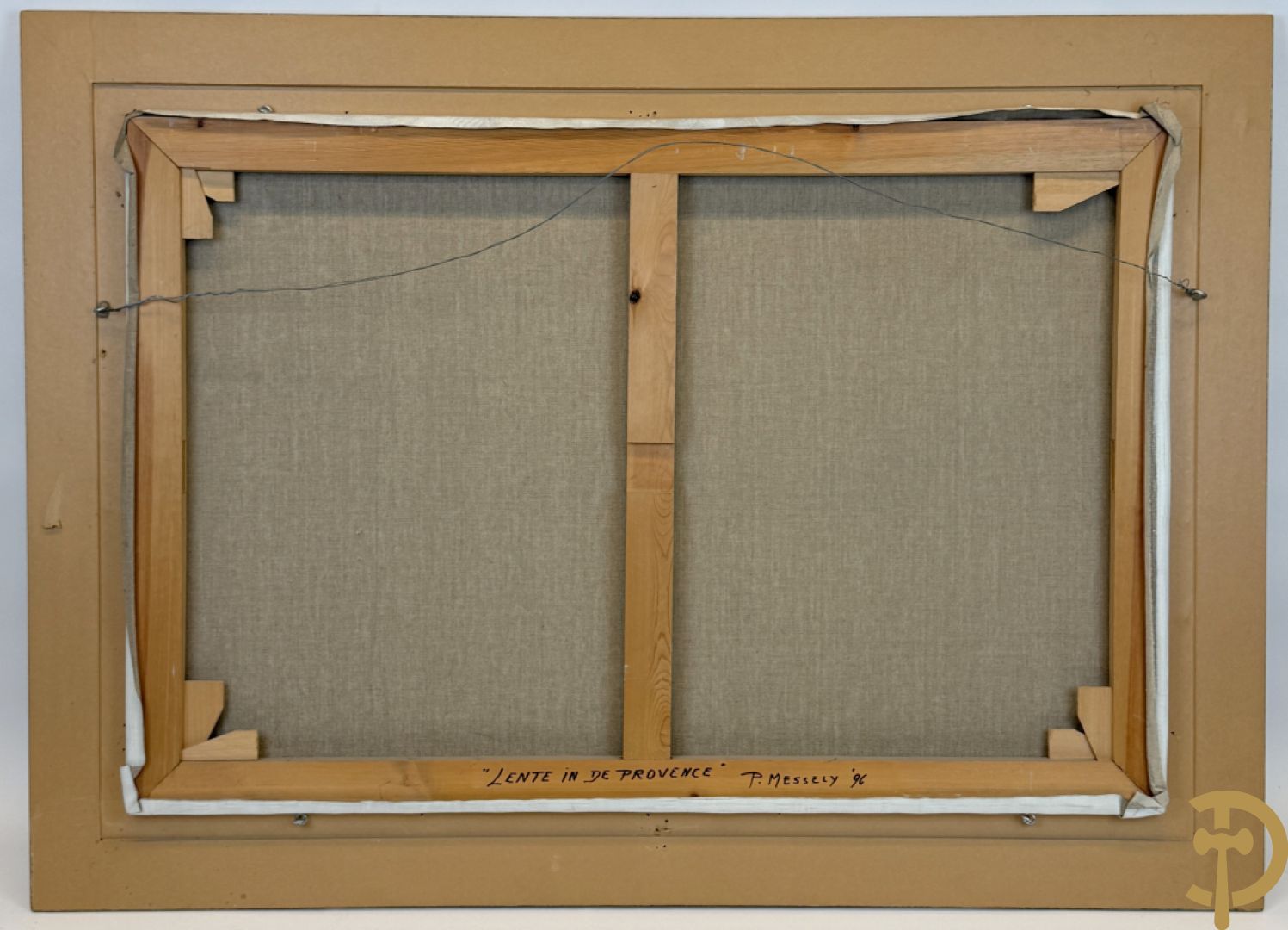 MESSELY P. getekend en verso gedateerd 