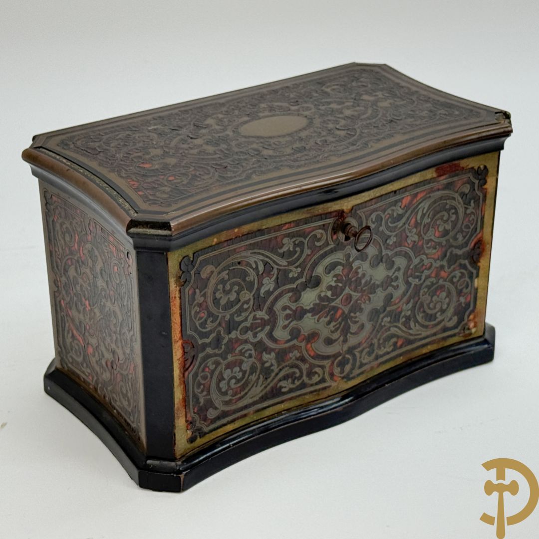 Theebox in Boulletechniek, 19e