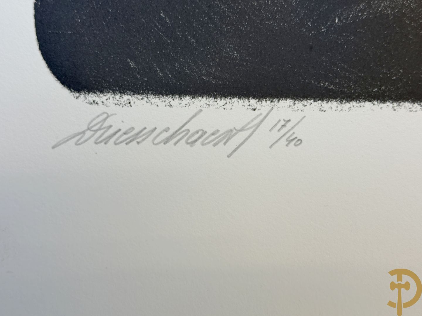 DRIESSCHAERT H. get. Kunstmap met 15 lithografieën met inleidend woord van Gaby Gyselen - 17/40 + DRIESSCHAERT getekend 