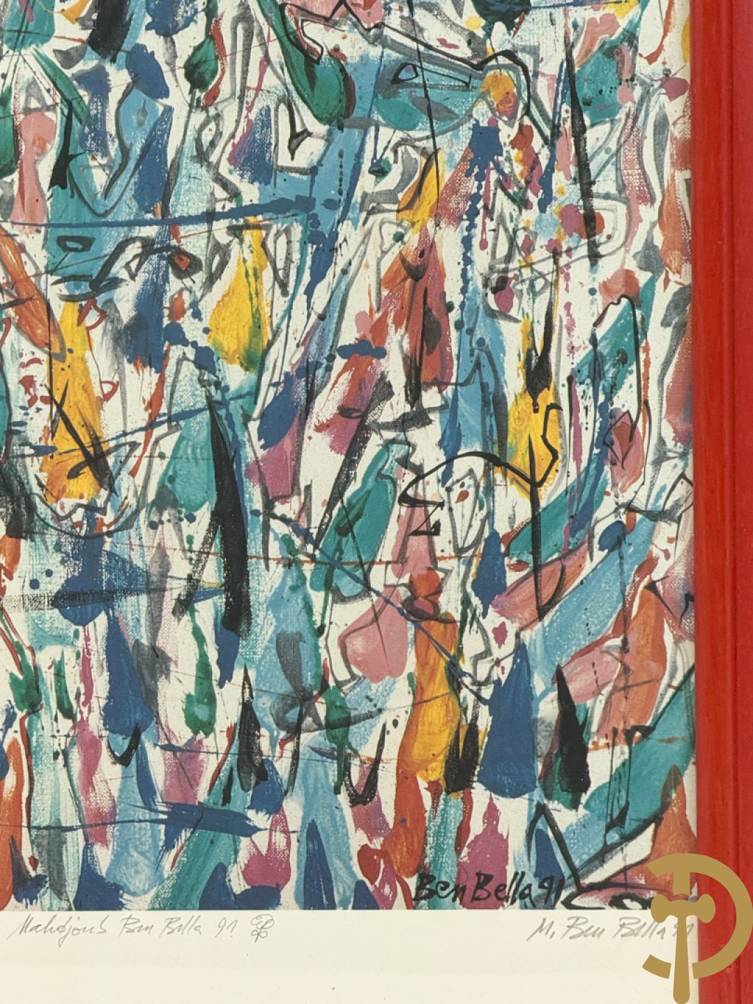 BEN BELLA M. (Mahjoub) getekend 