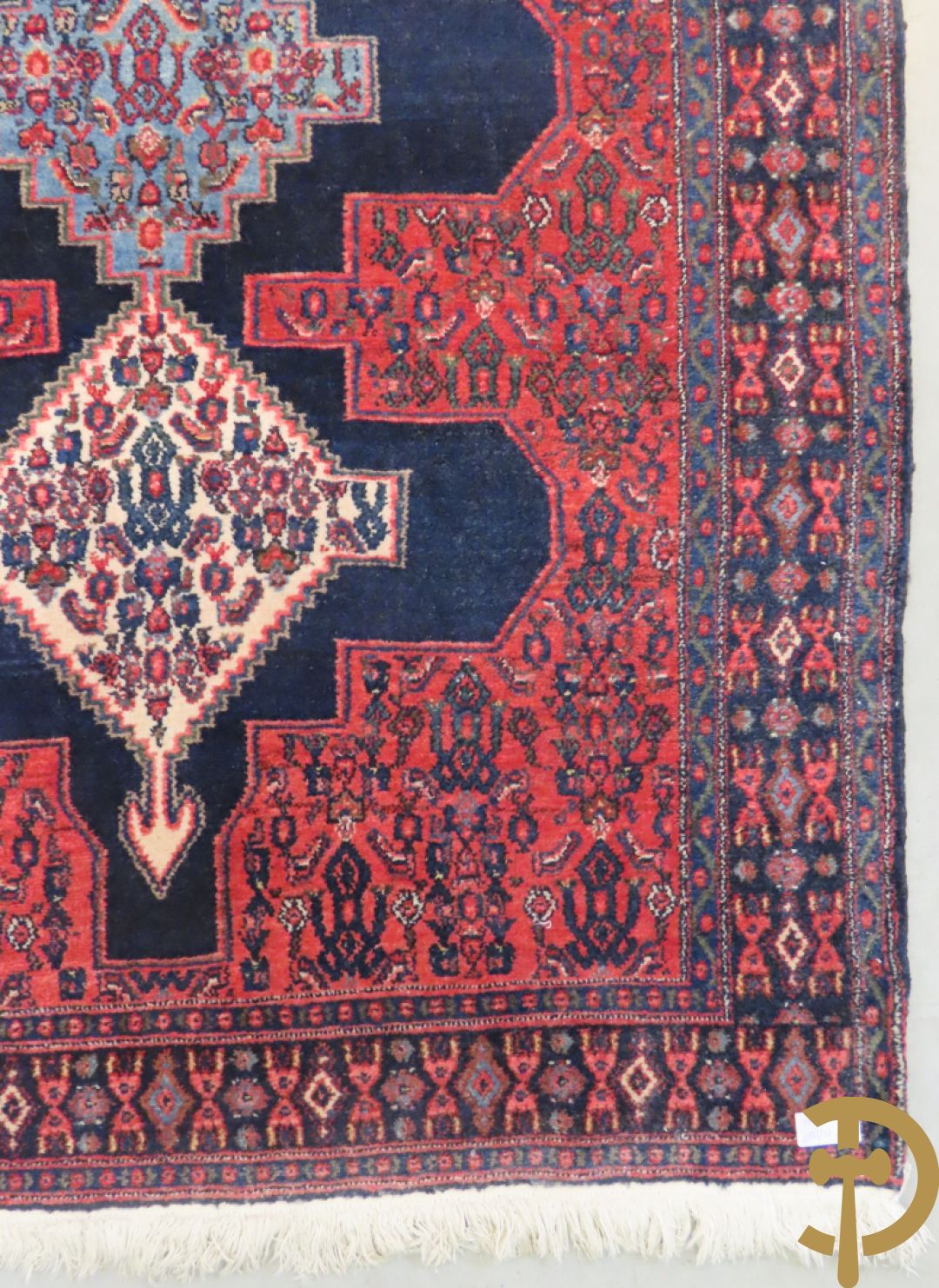 Perzisch handgeknoopt tapijt Senneh + Oosters handgeknoopt Bidjar + Oosters handgeknoopt tapijt Senneh