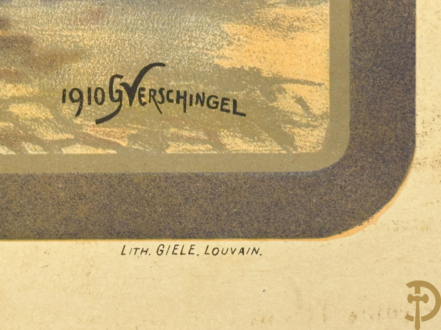 VERSCHINGEL getekend 1910 