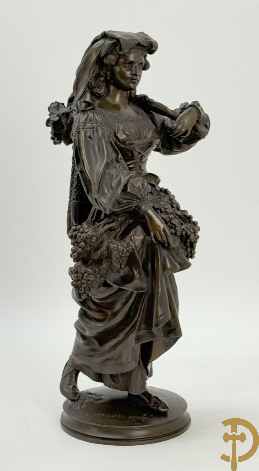 HALOU A. sculpt. getekend 