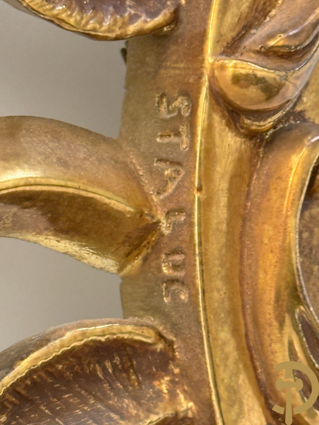 Vintage zonnestraalspiegel, Staluc gemerkt