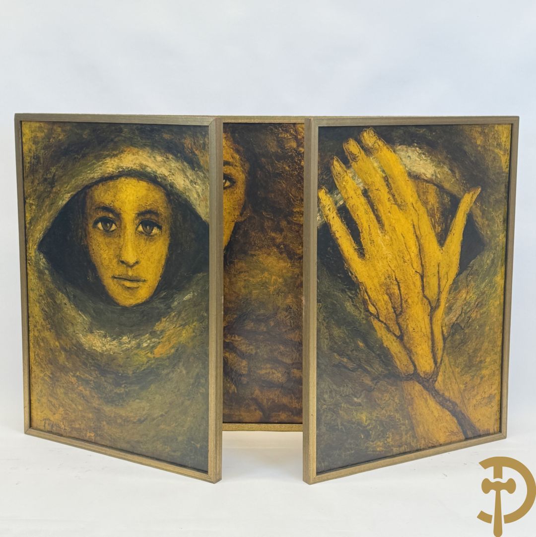 GRABA getekend - Triptiek : Binnenkant 