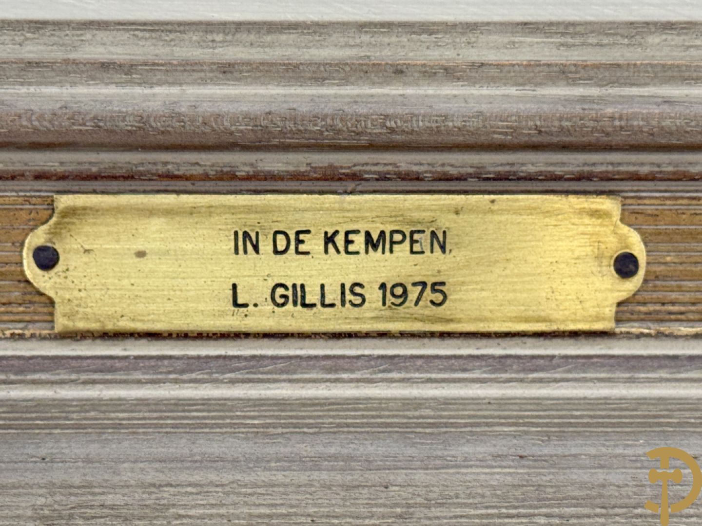 GILLIS Leopold van (G.L. gemonogrammeerd) 1975 gedateerd achteraan 