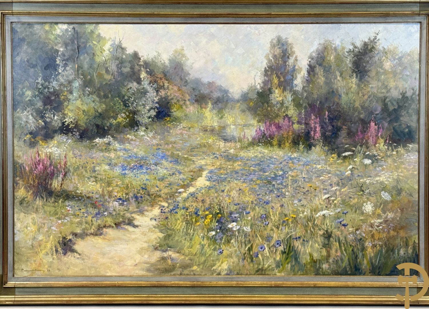 MESSELY P. getekend en verso gedateerd 