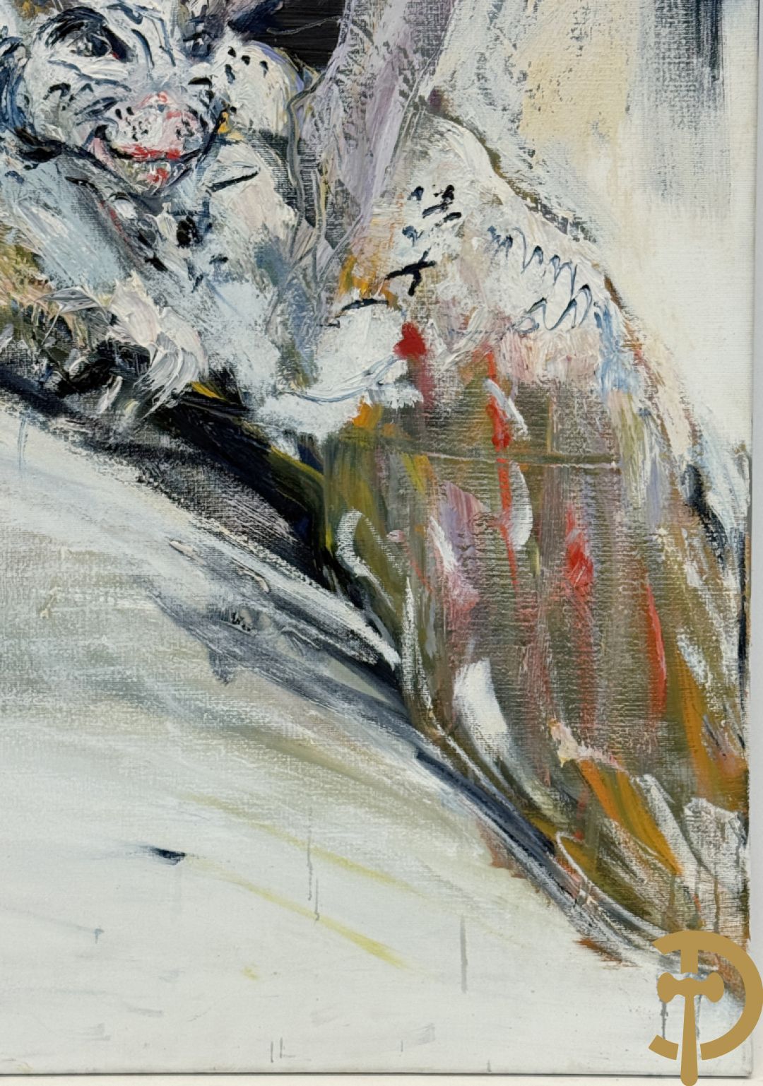 BOUTTENS Philippe getekend verso en gedateerd 2002 