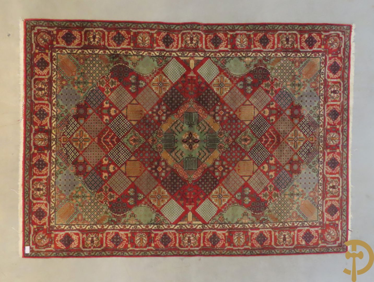 Oosters handgeknoopt tapijt Hamadan