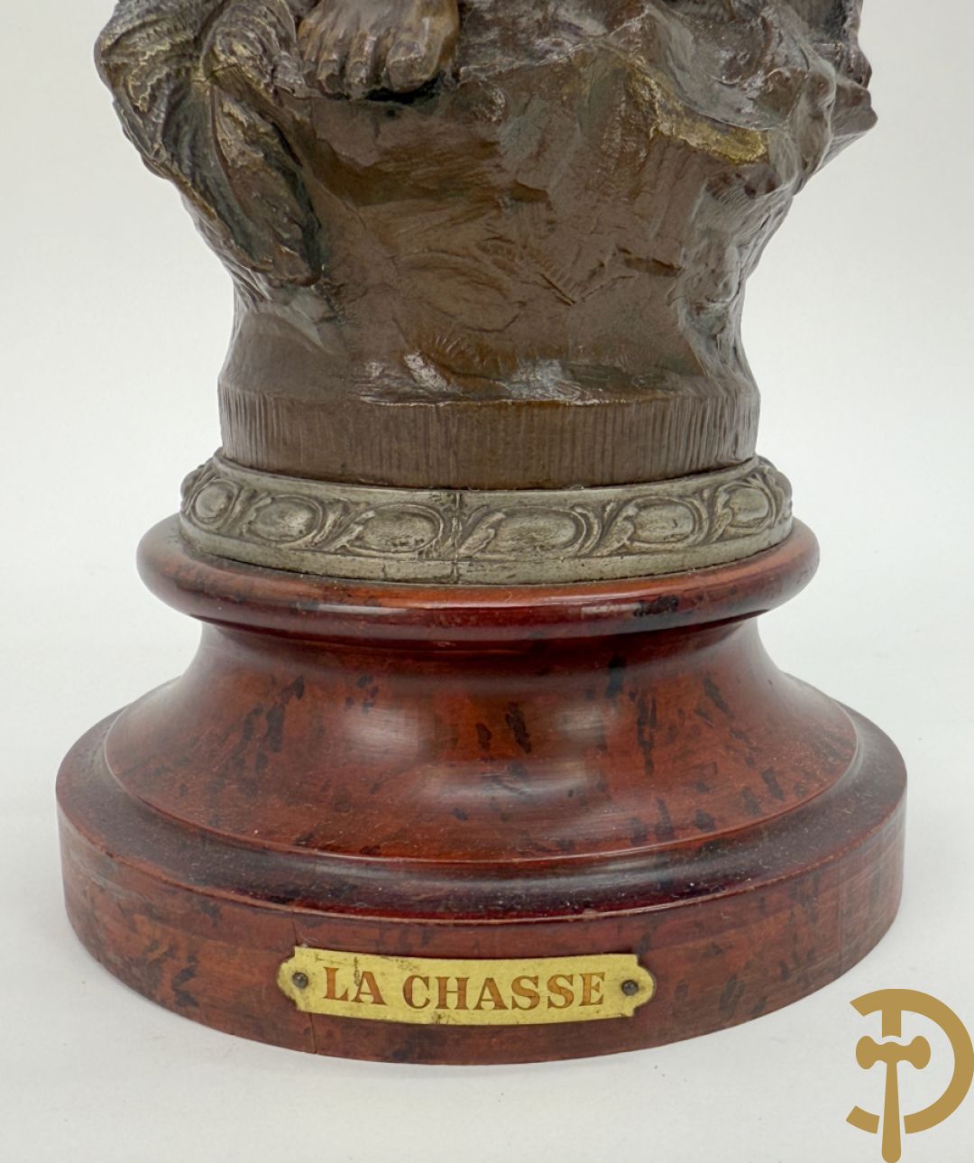 Driedelige zamak garnituur 