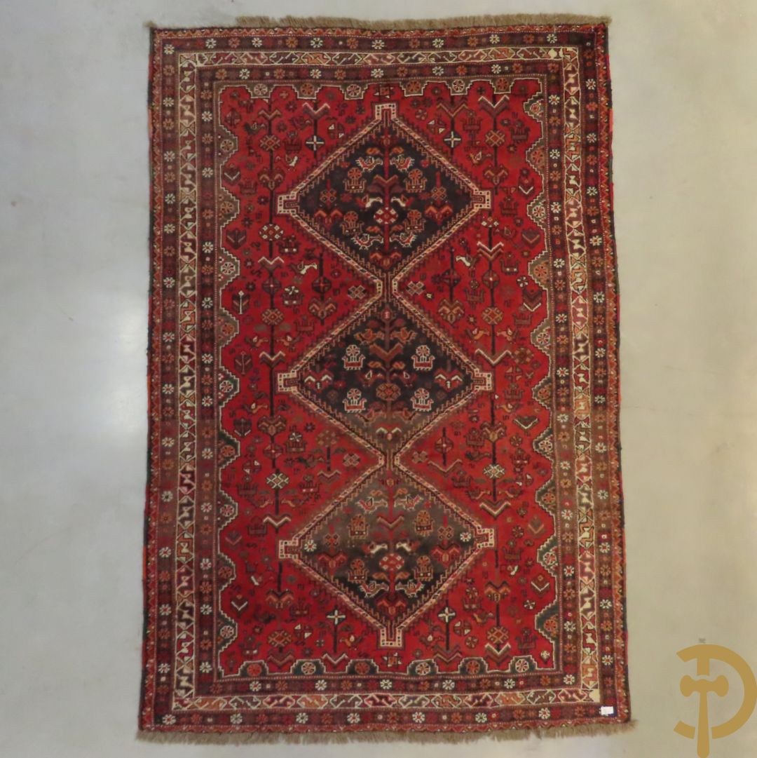 Oosters handgeknoopt tapijt Shiraz