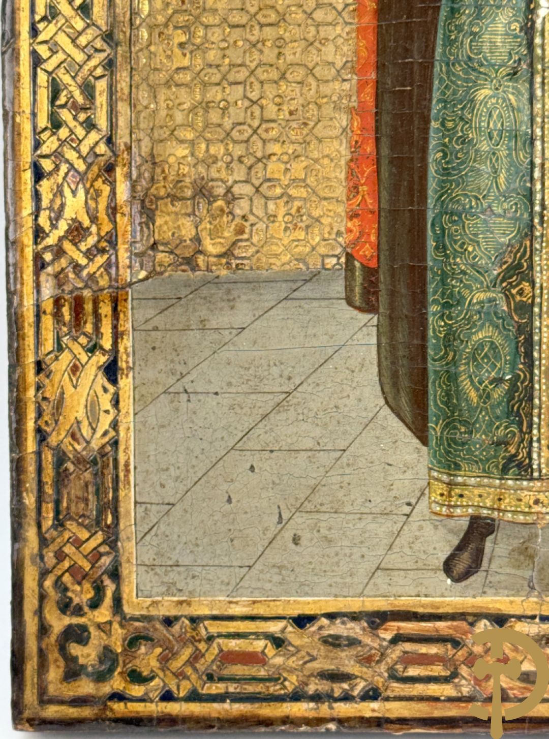 Russische ikoon met voorstelling van een Heilige