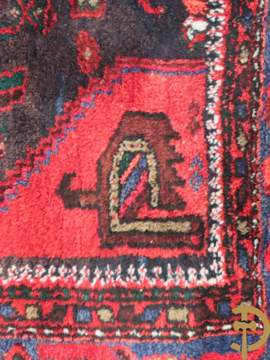 Twee oosterse handgeknoopte tapijten Hamadan