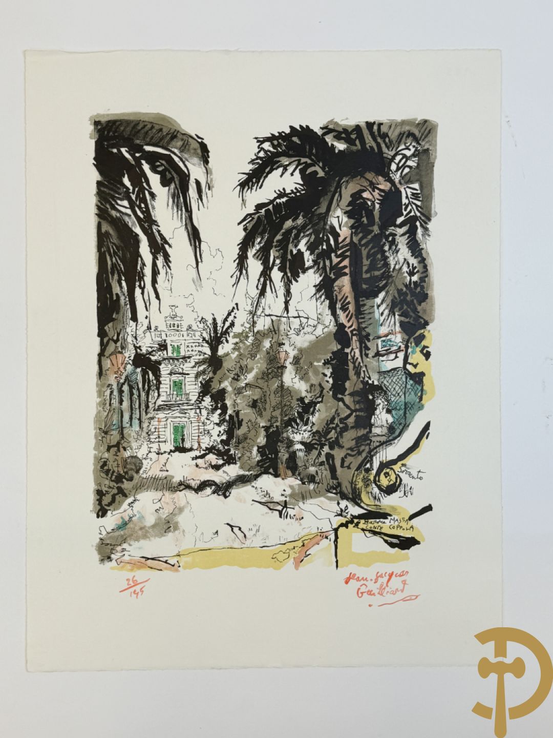 GAILLIARD Jean Jacques getekend 