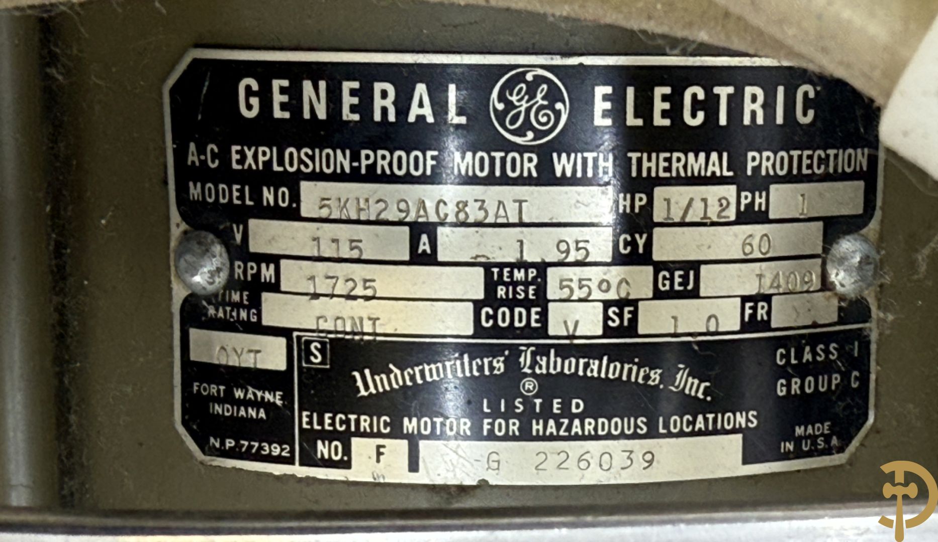 Amerikaans militair toestel, gemerkt C.M. Sorensen,  Co. model 68 - serienummer 25084 - US-DSA2 5903 - in koffer