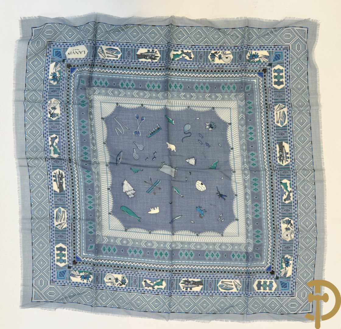 Drie foulards Lanvin Paris (nooit gedragen komt uit winkel restant)