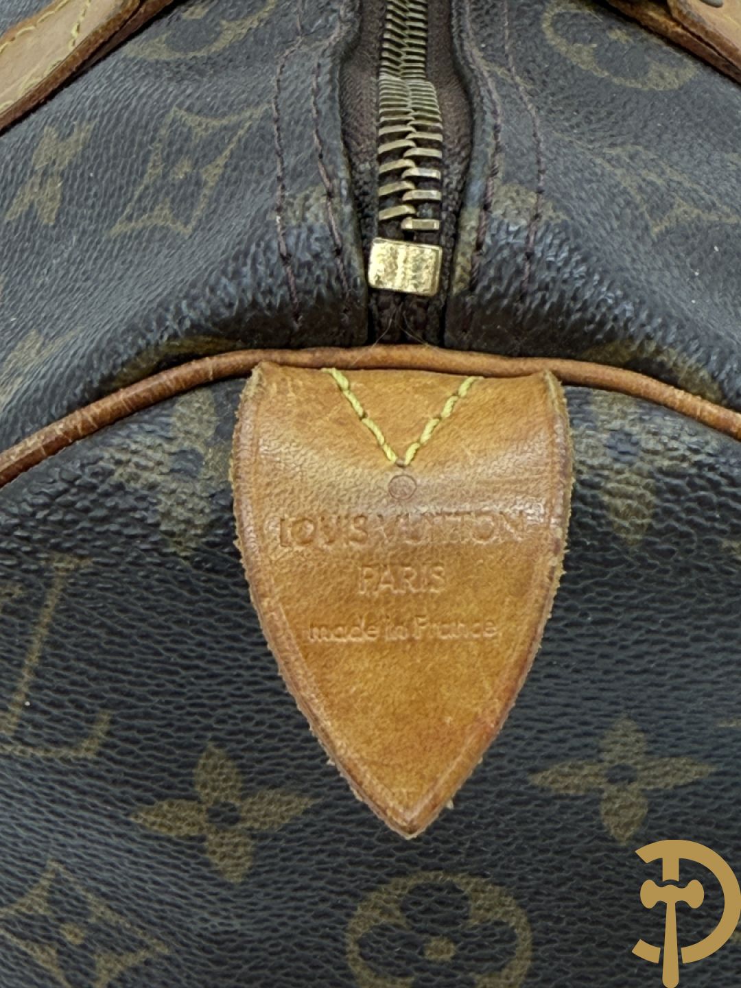 Kleine speedybag Louis Vuitton, binnenin gemerkt TH 0948