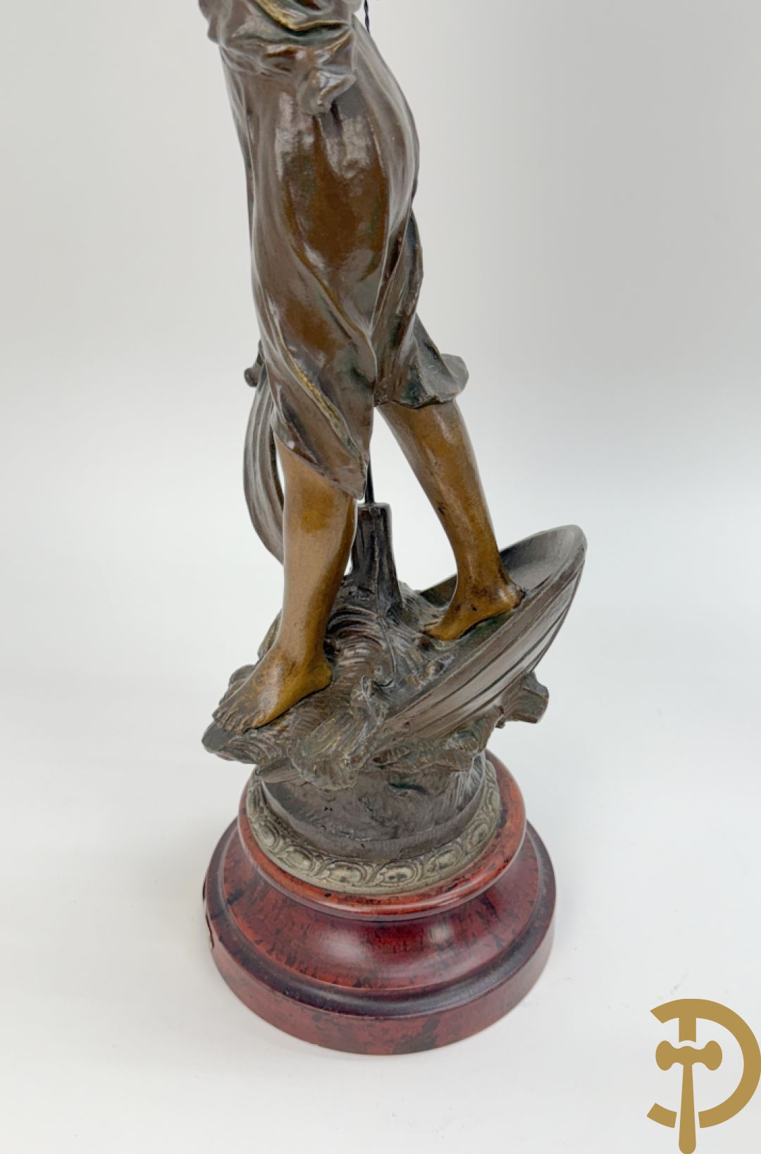 Driedelige zamak garnituur 