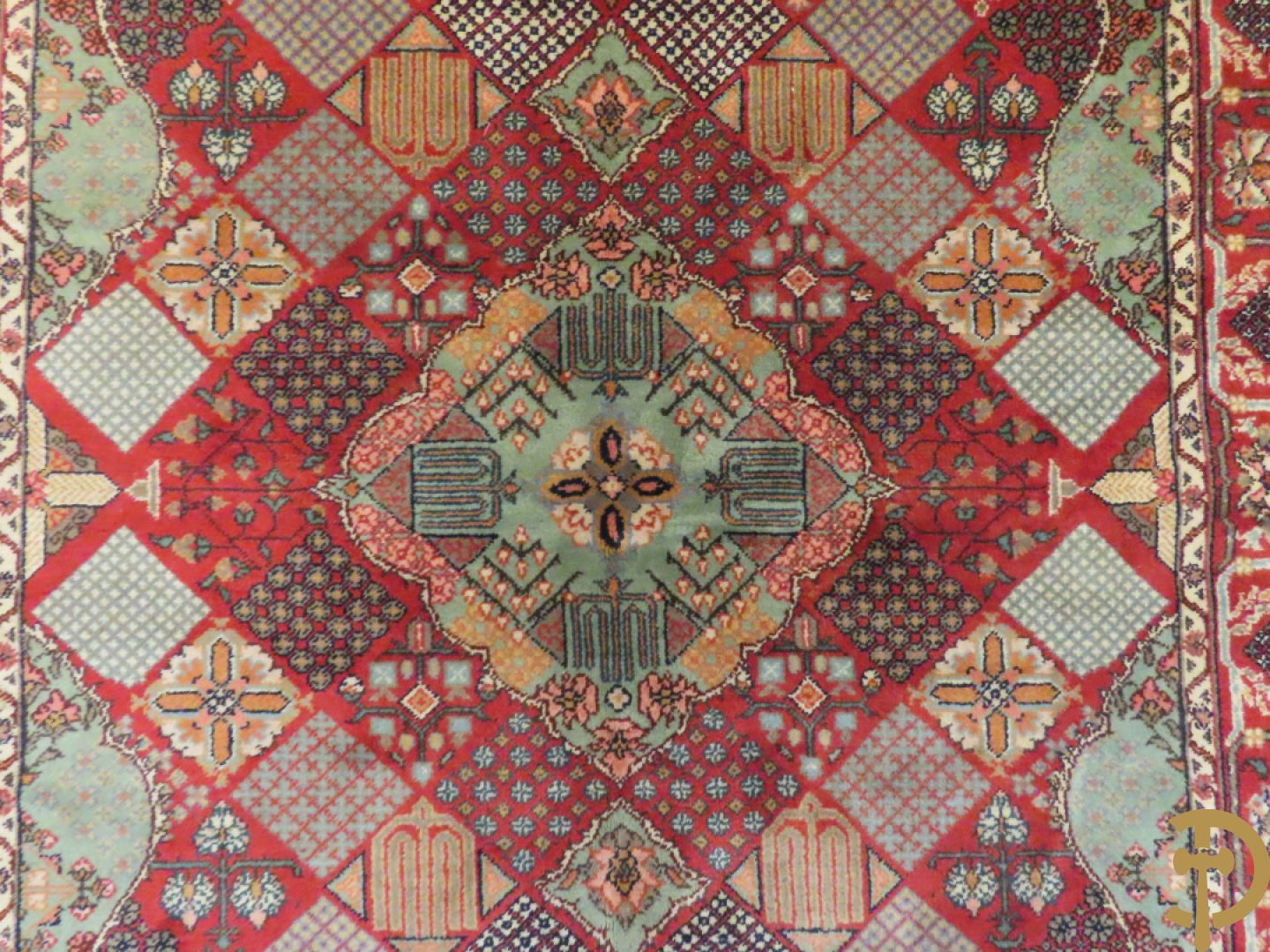 Oosters handgeknoopt tapijt Hamadan