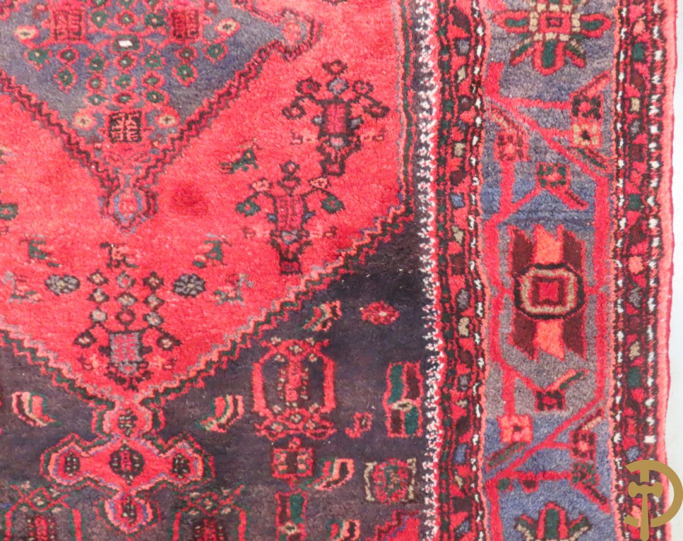 Twee oosterse handgeknoopte tapijten Hamadan