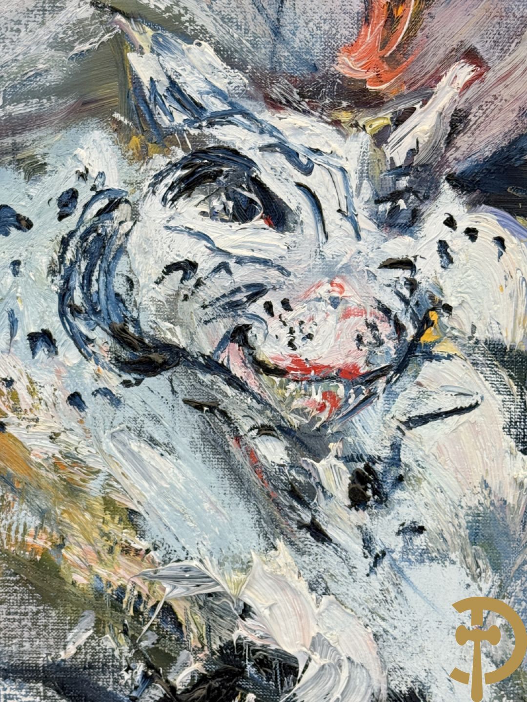 BOUTTENS Philippe getekend verso en gedateerd 2002 