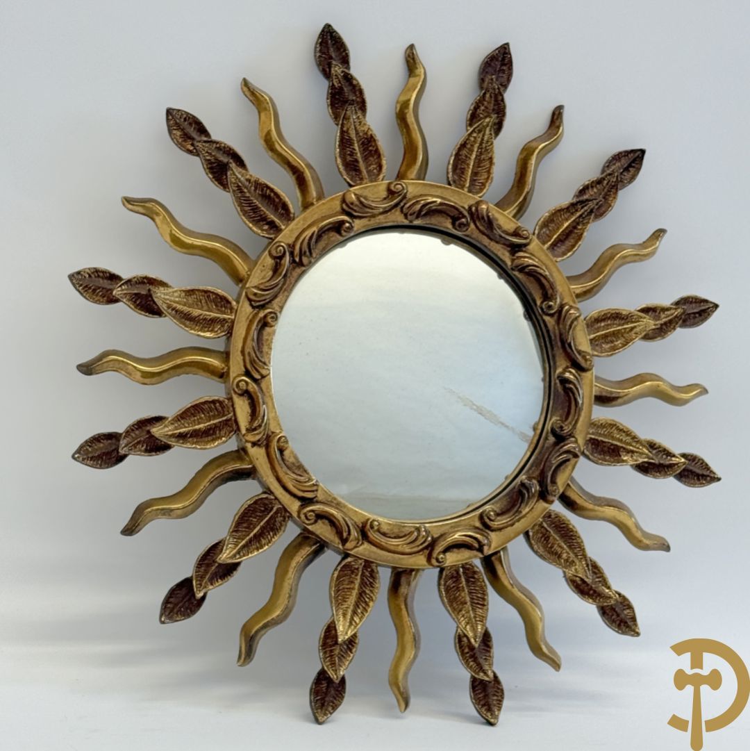 Vintage zonnestraalspiegel, Staluc gemerkt