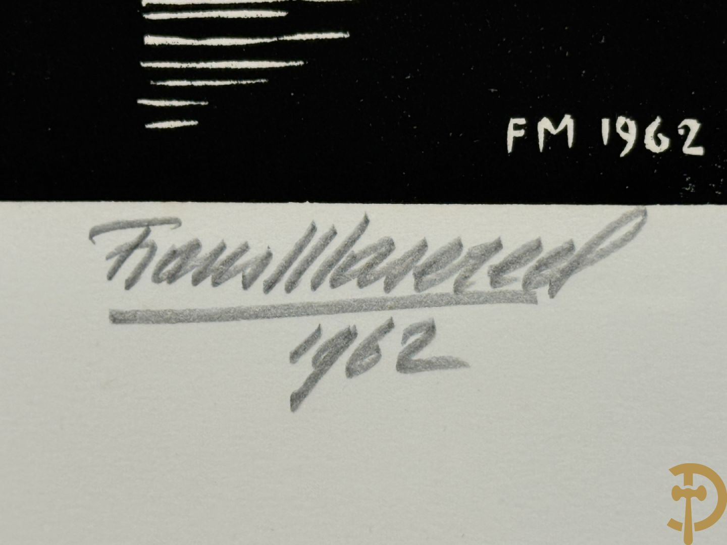 MASEREEL Frans getekend 1962 