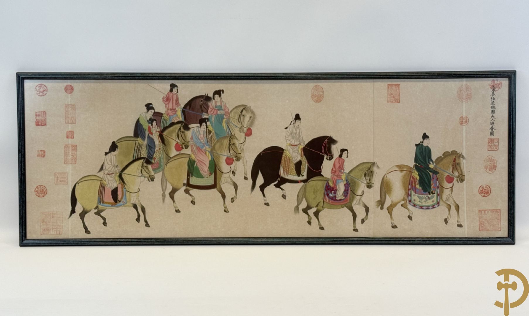 Handbeschilderde Chinese voorstelling 