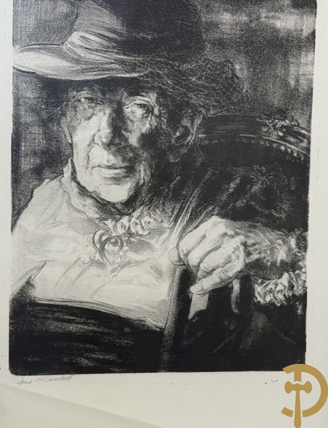 DRIESSCHAERT H. get. Kunstmap met 15 lithografieën met inleidend woord van Gaby Gyselen - 17/40 + DRIESSCHAERT getekend 