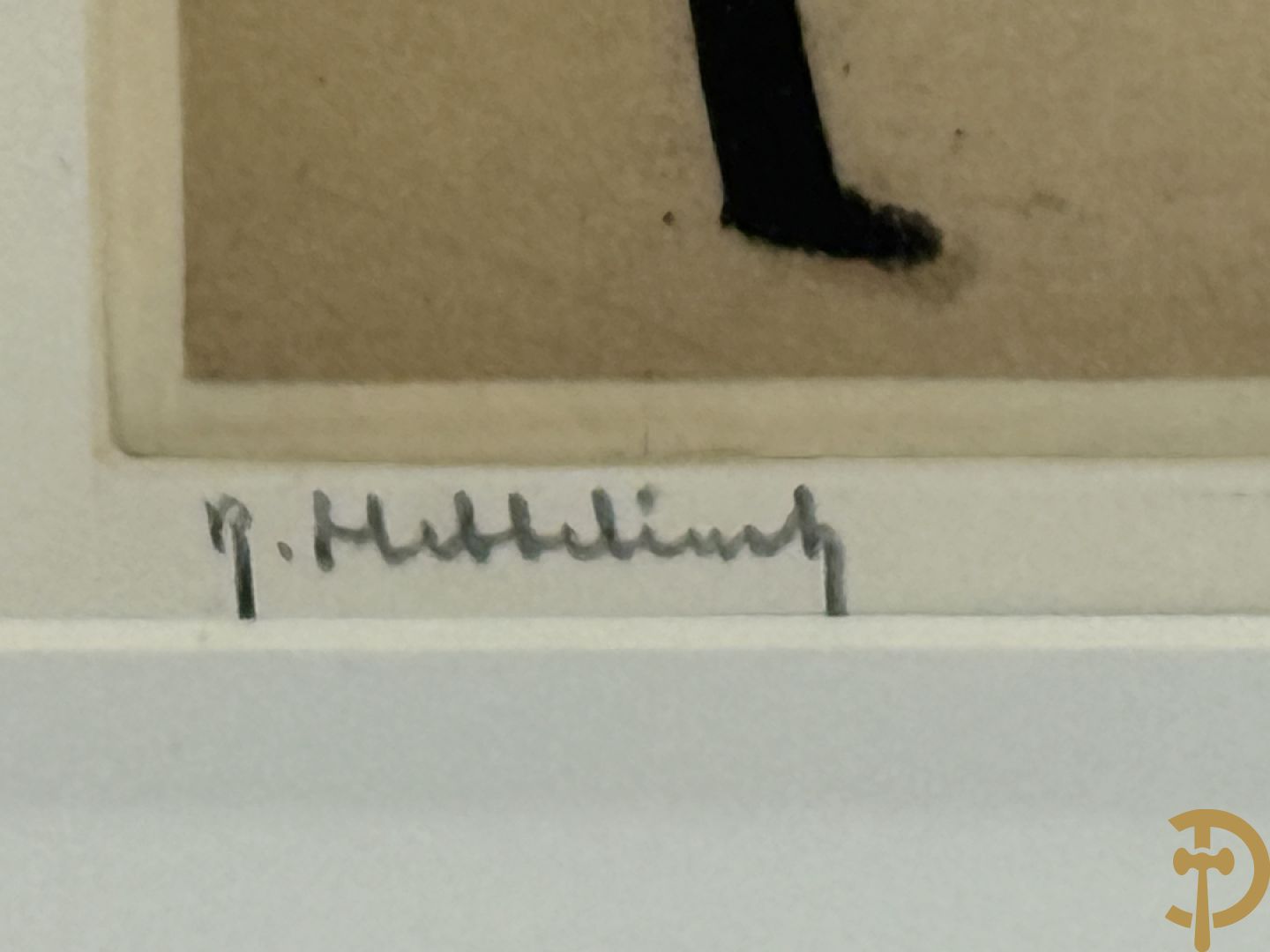 DE SAEDELEER Valerius in de plaat getekend 