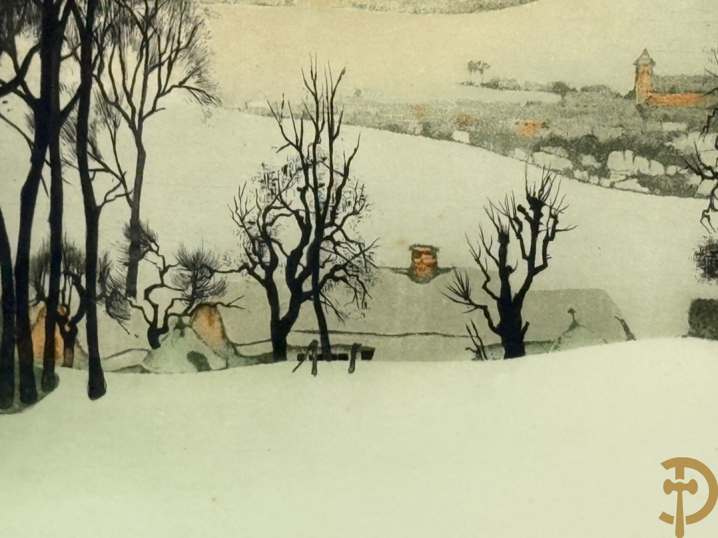 DE SAEDELEER Valerius in de plaat getekend 