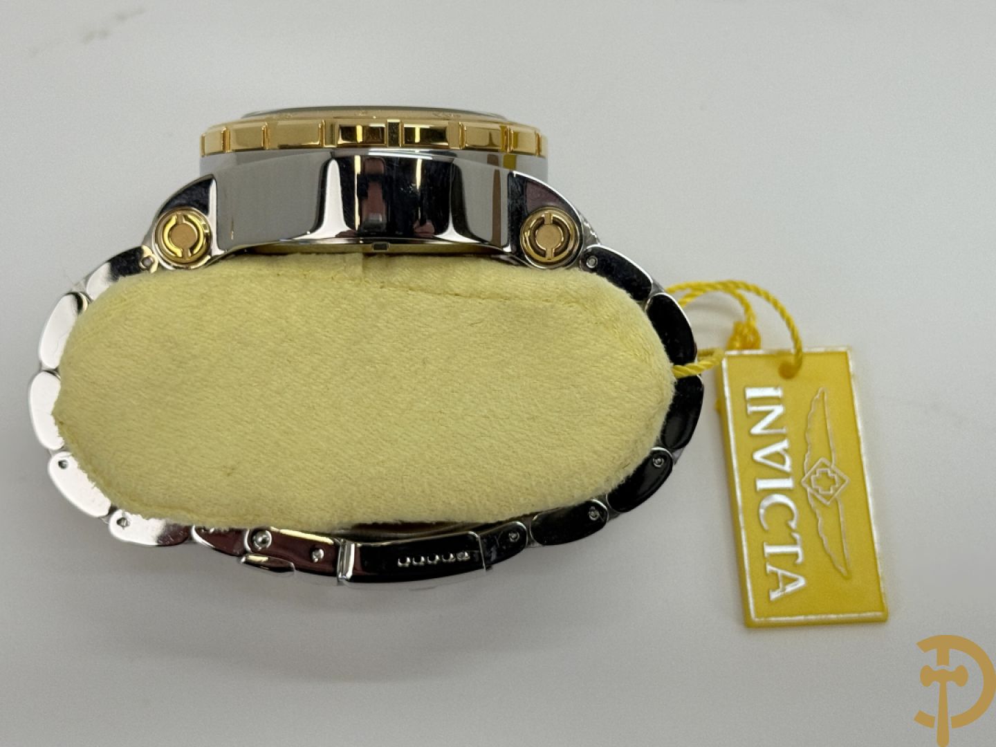 Collectors herenuurwerk, Invicta, bezet met drakendecor, met bijhorende box