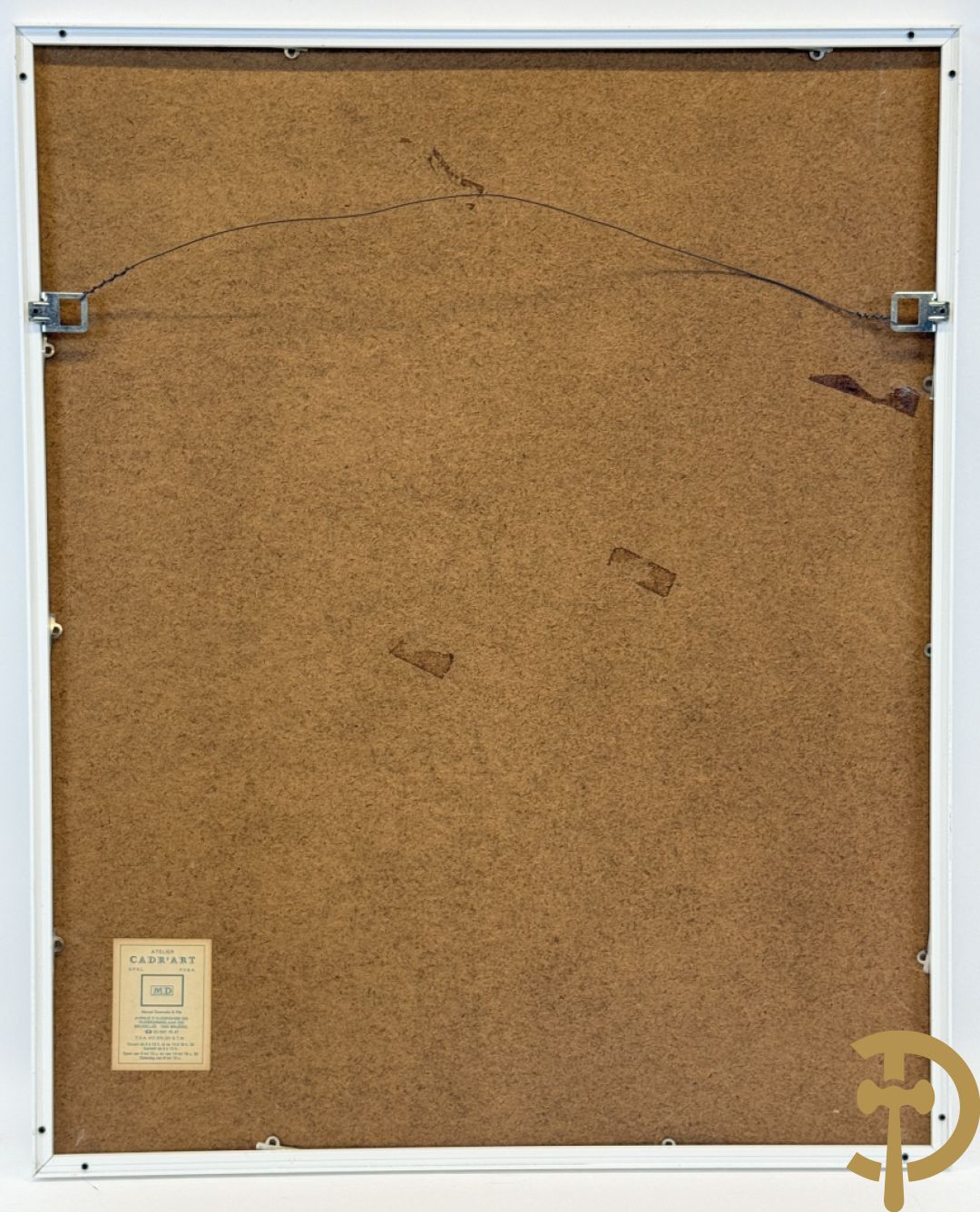 VERMEULEN NOËL getekend 1982 - drieluik acrylverf op papier