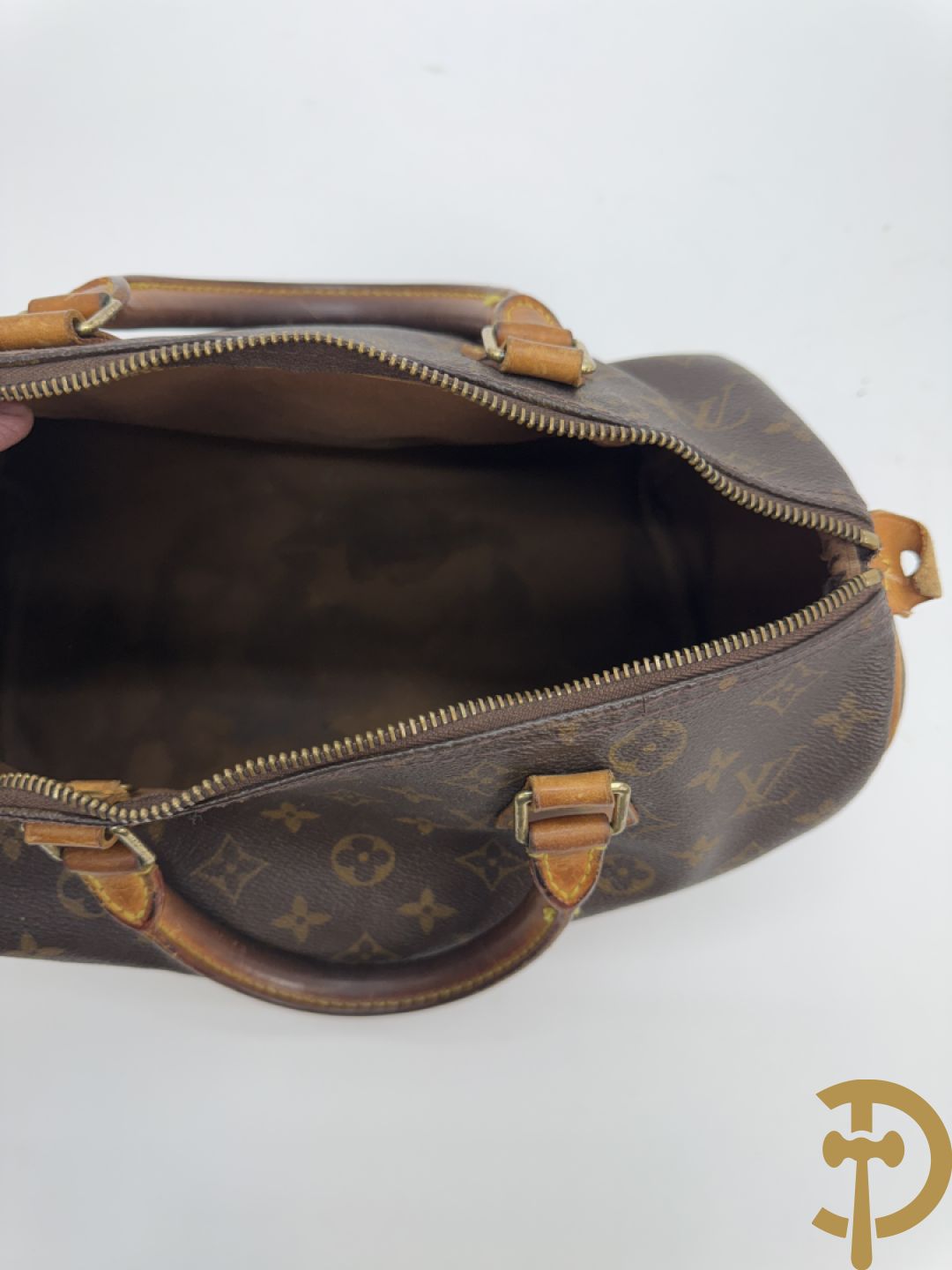 Kleine speedybag Louis Vuitton, binnenin gemerkt TH 0948