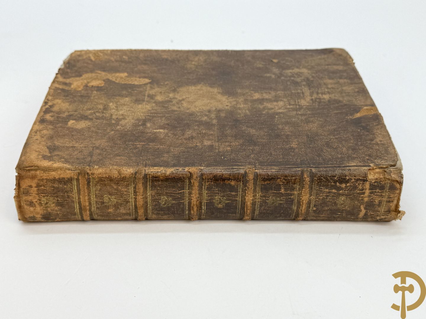 Reeks oude theologische boeken met lederen kaft 17e-18e w.o. Moralis Christiana, Missale Romanum  en Bibliorum Concordantia