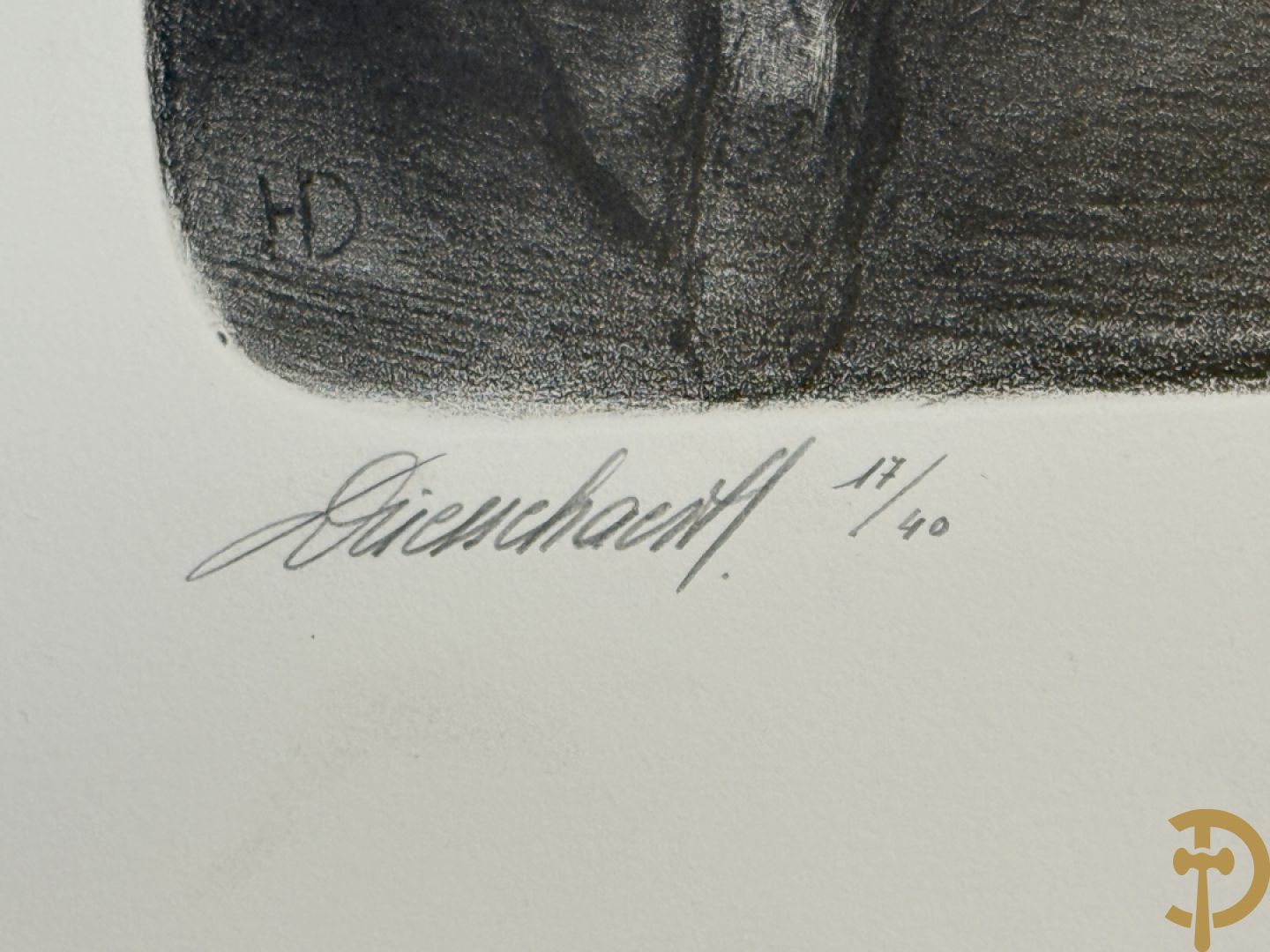 DRIESSCHAERT H. get. Kunstmap met 15 lithografieën met inleidend woord van Gaby Gyselen - 17/40 + DRIESSCHAERT getekend 