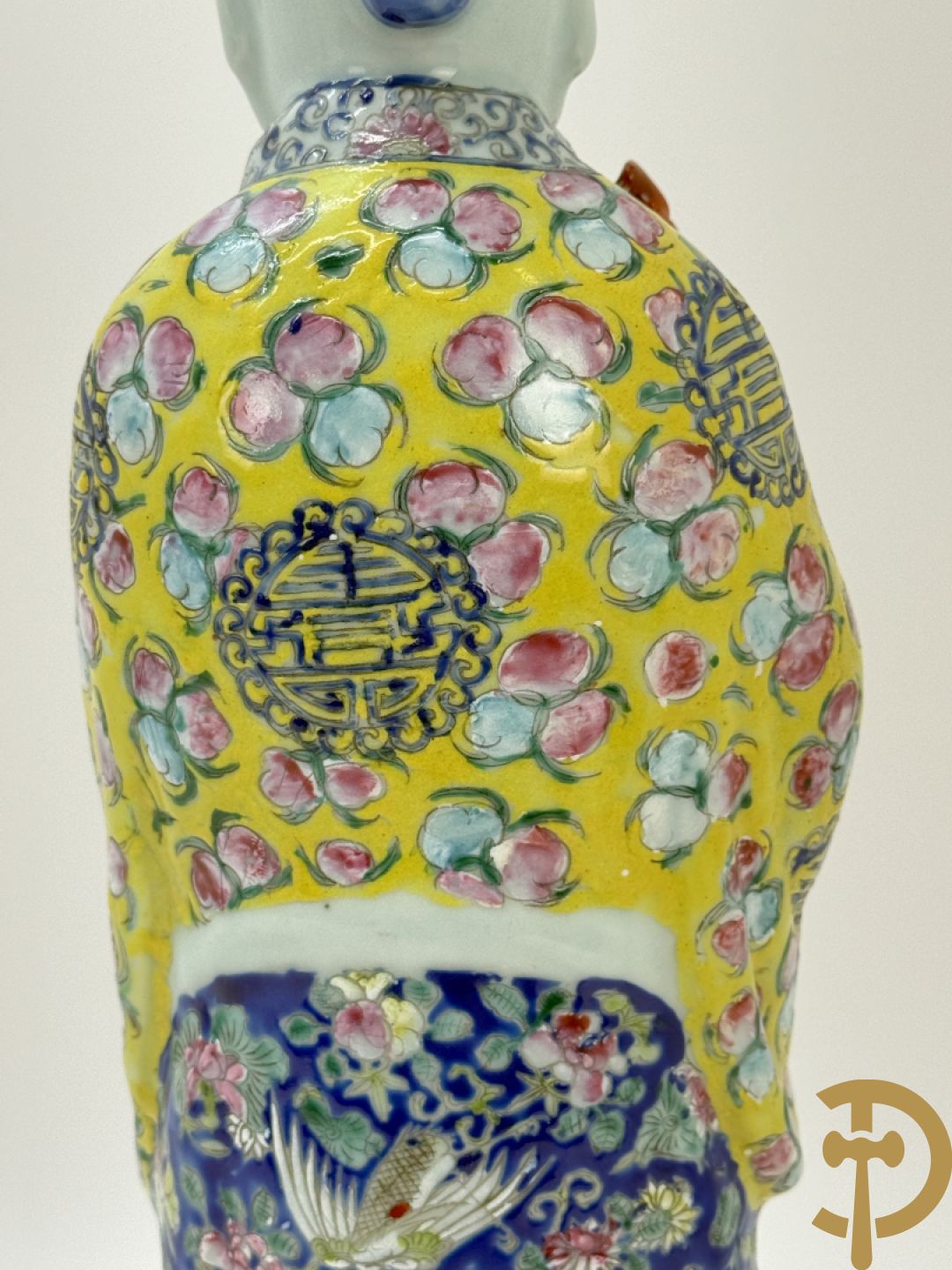 Chinese porseleinen handgekleurde wijsgeer