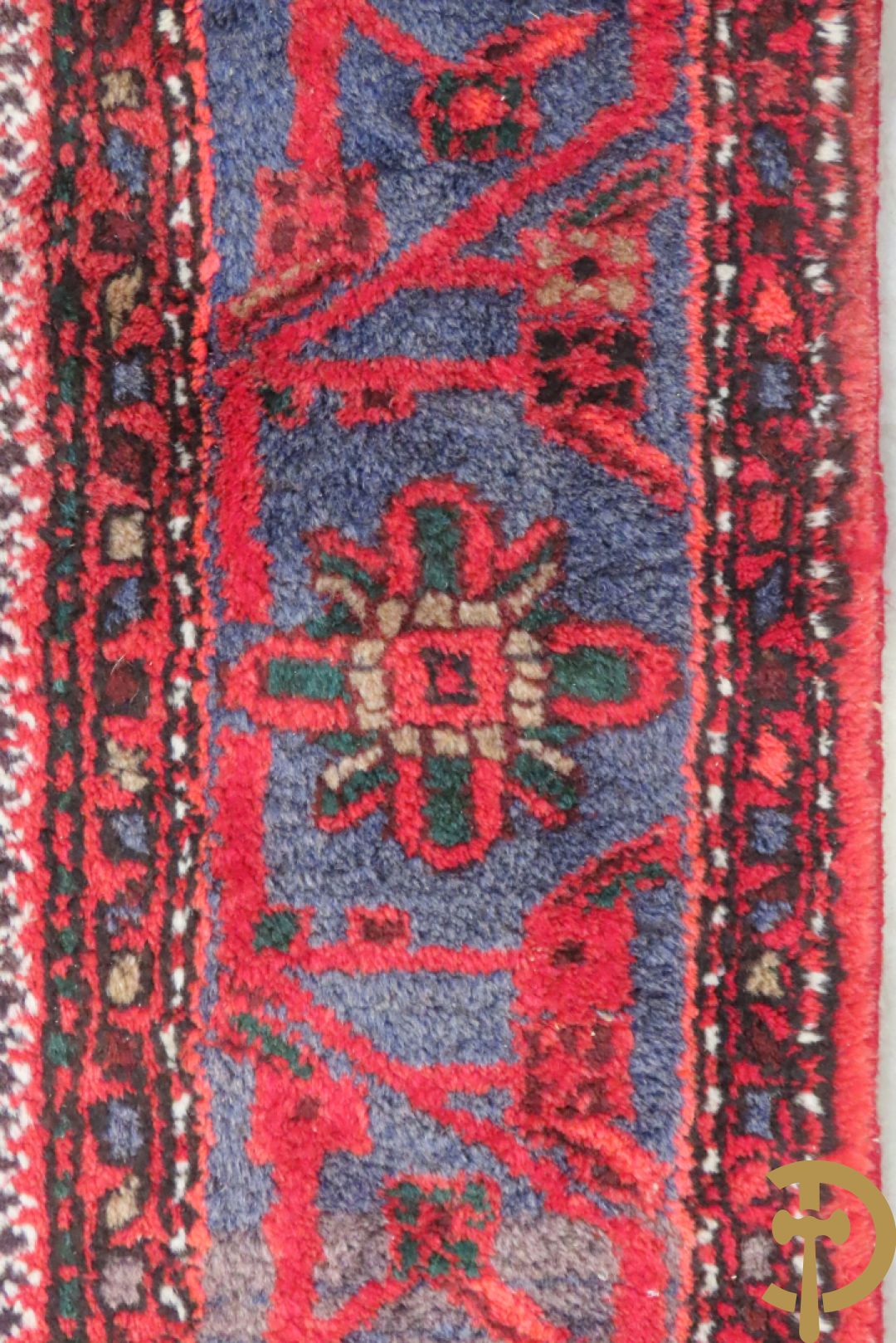 Twee oosterse handgeknoopte tapijten Hamadan