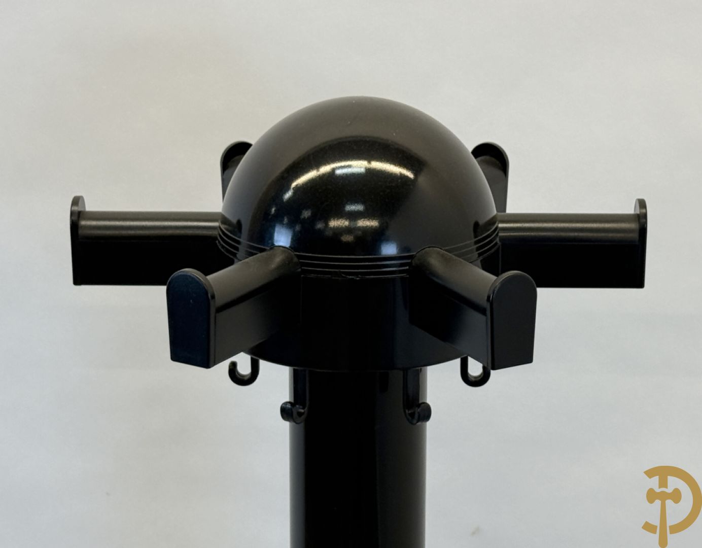 Zwarte plexi kapstok Kartell Centrokappa model 4653