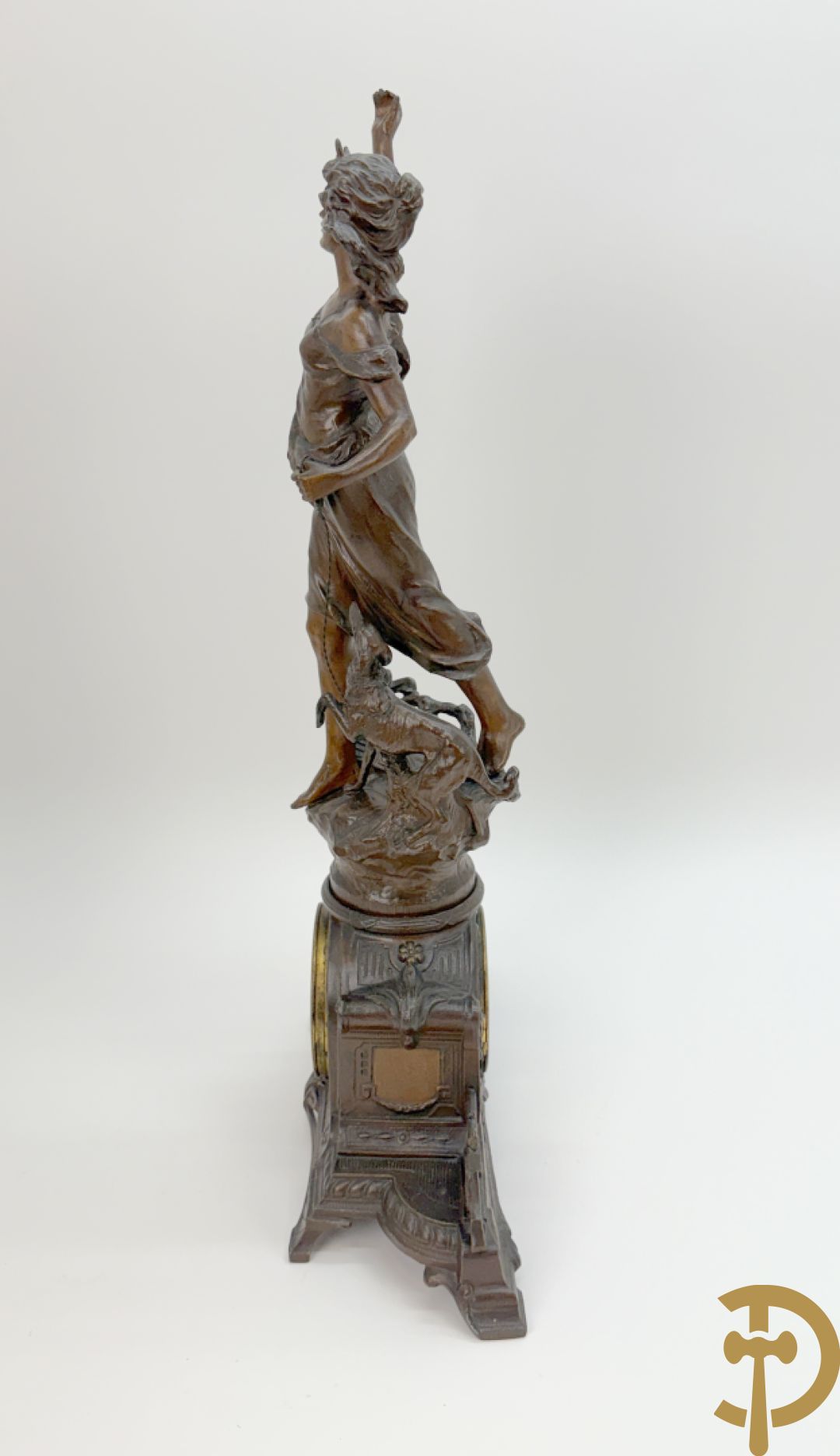 Driedelige zamak garnituur 