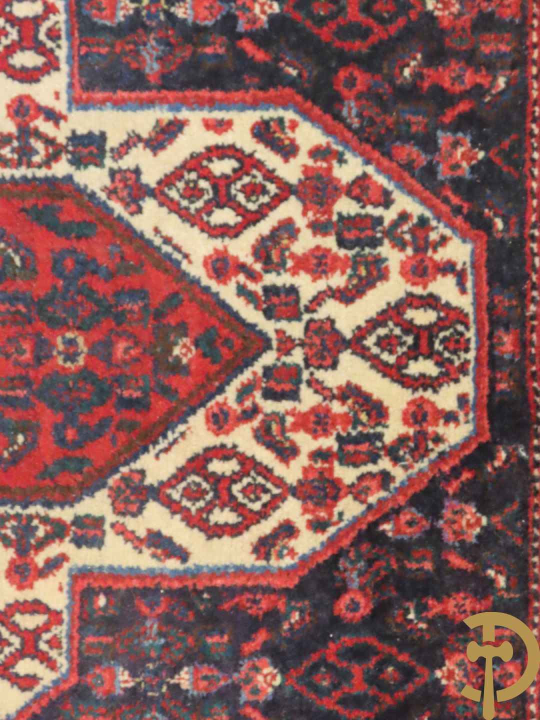 Perzisch handgeknoopt tapijt Senneh + Oosters handgeknoopt Bidjar + Oosters handgeknoopt tapijt Senneh